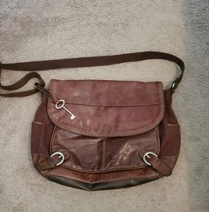 Fossil messenger bag brown